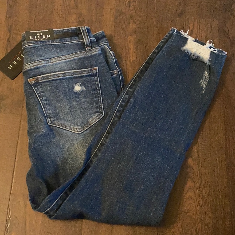 Risen skinny jeans
